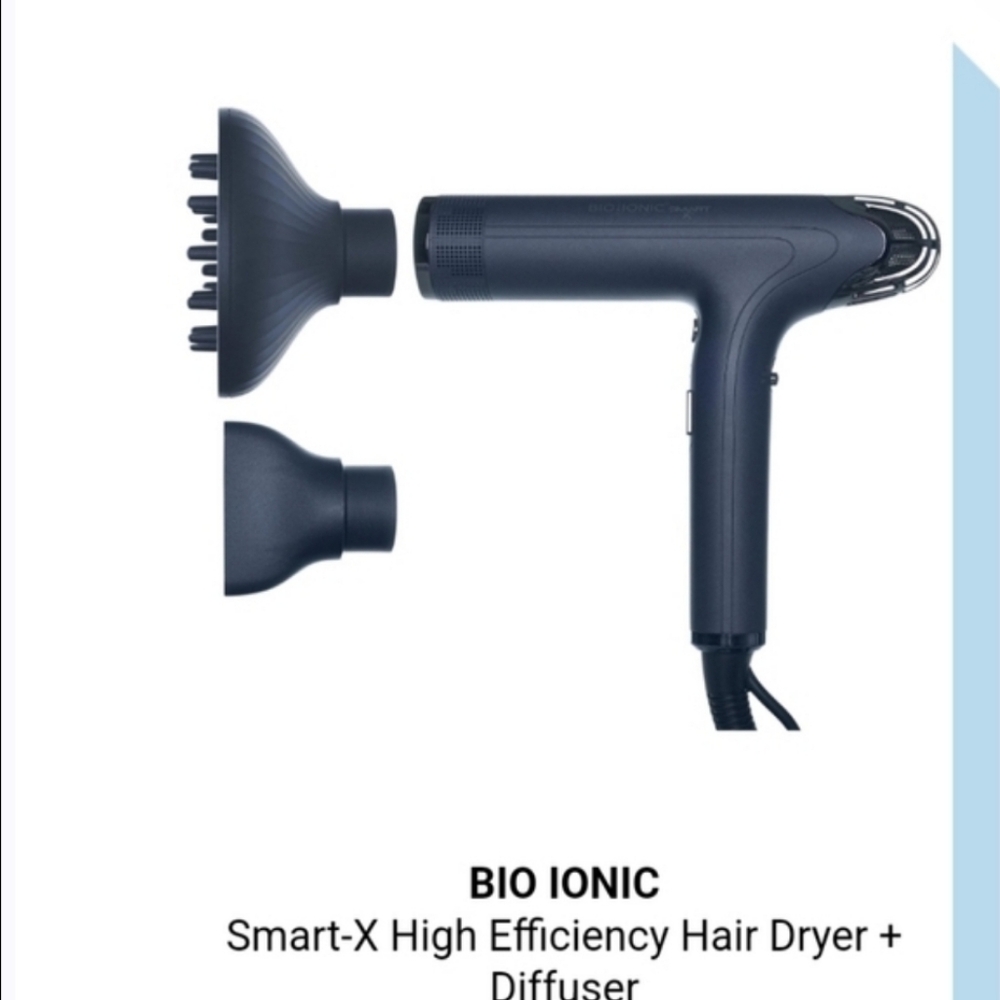 Bio Ionic Smart-X High Efficiency Hair Dryer + Diffuser